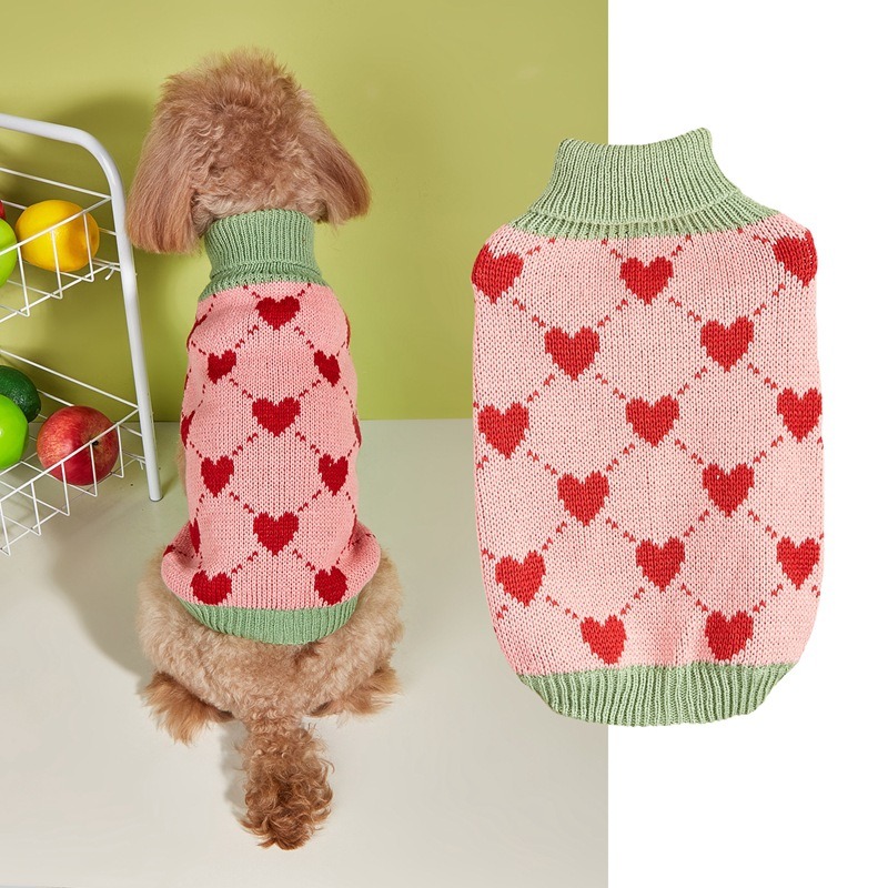 Knitted Two-Legged Pullover Sweater for Pets