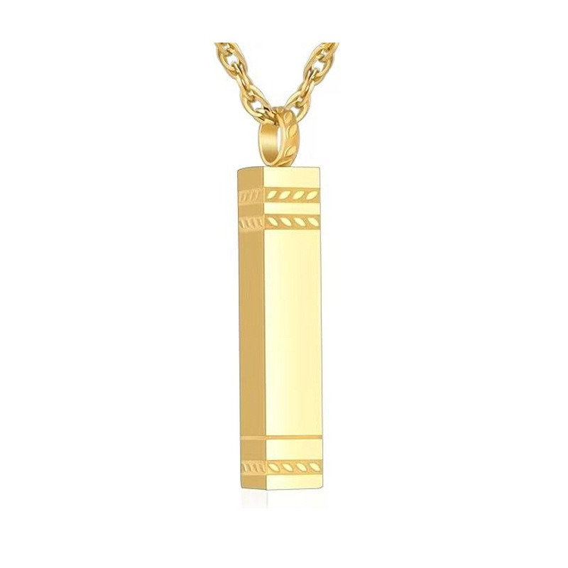 Square Column Perfume Pet Ashes Memorial Pendant