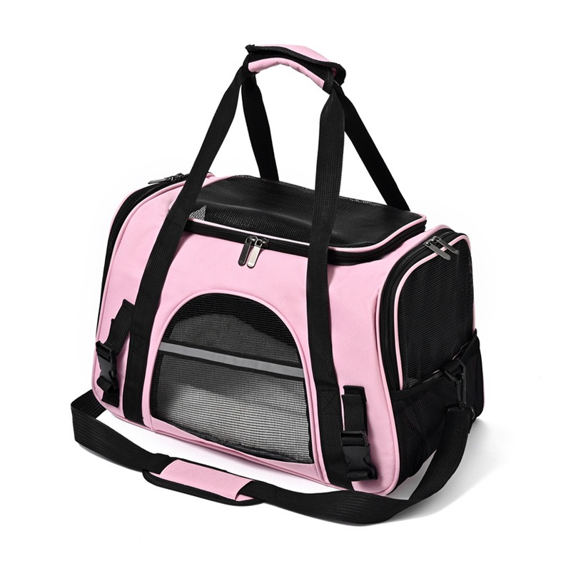 Breathable Soft-Sided Pet Travel Carrier Bag