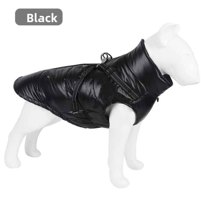 Winter Warm Coat with Harness for Small Dogs