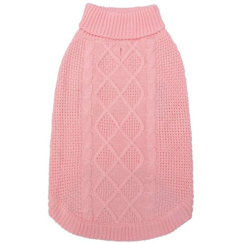 Cable Knit Turtleneck Sweater for Cold Weather