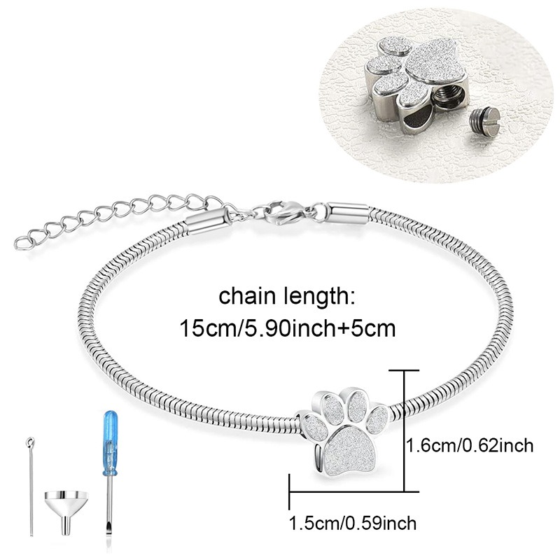 Handmade Bamboo Pet Ashes Bracelet with Essential Oil