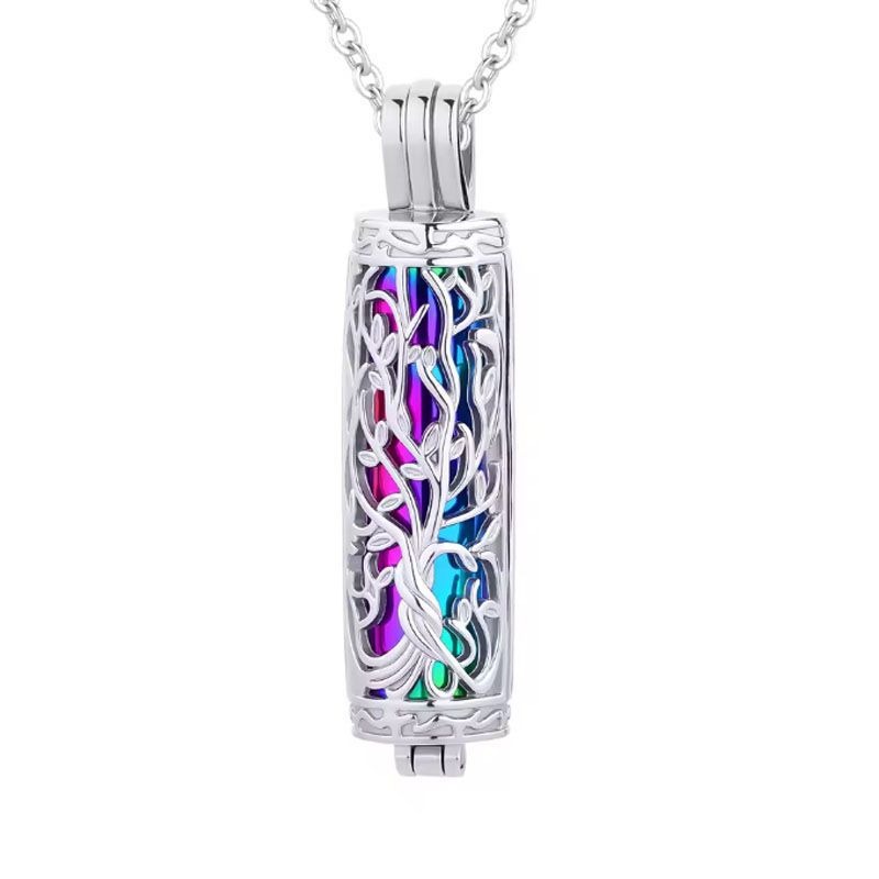 Brass Smooth Surface Pet Urn Memorial Pendant