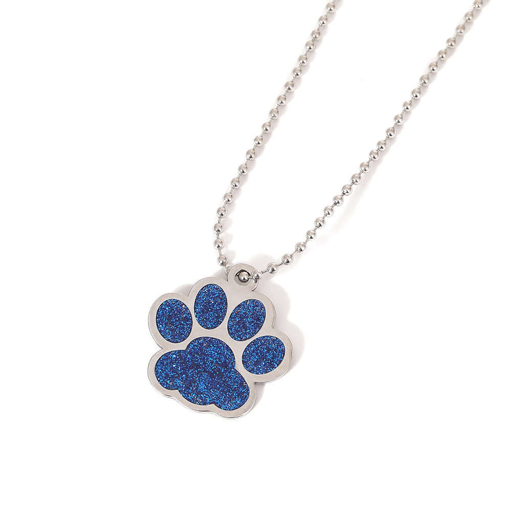 Dog Paw Jewelry Memorial Pendant