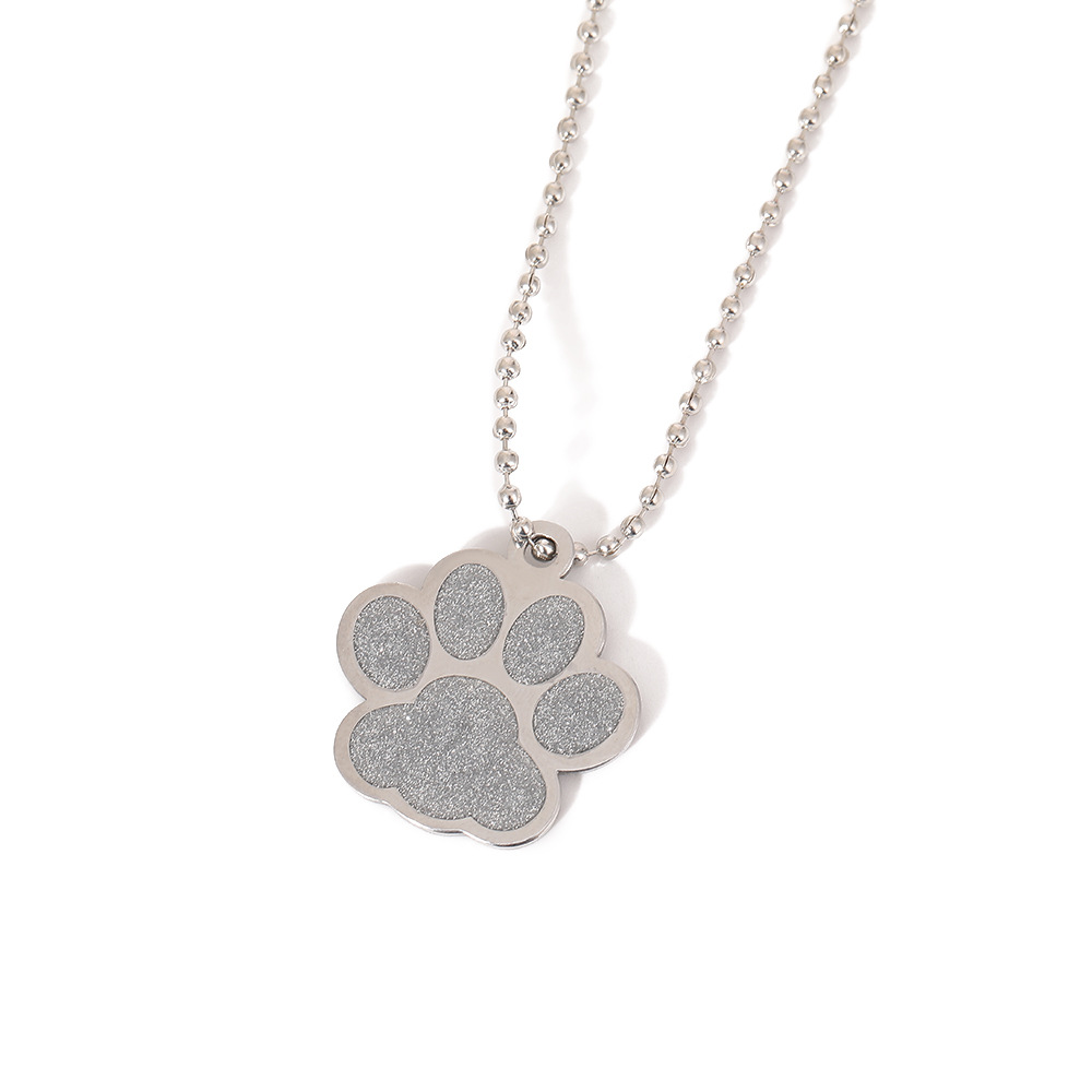 Dog Paw Jewelry Memorial Pendant
