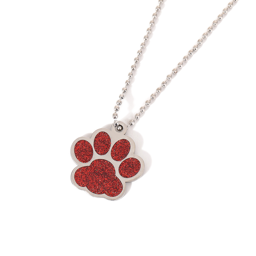Dog Paw Jewelry Memorial Pendant