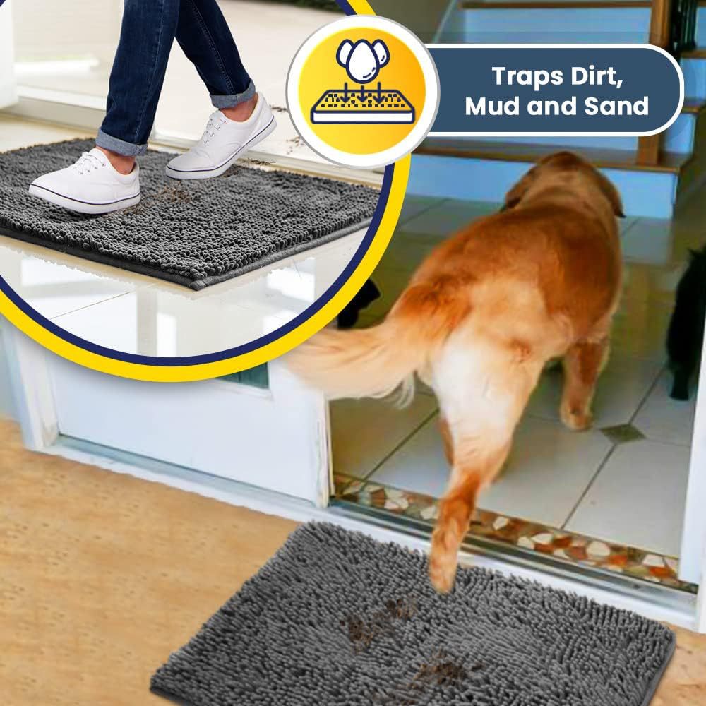Absorbent Anti-Slip Bathroom Floor Mat