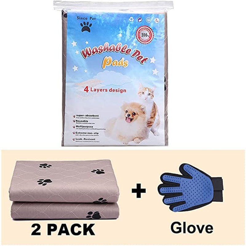 Anti-Slip Pet Seat Cushion with Paw Print