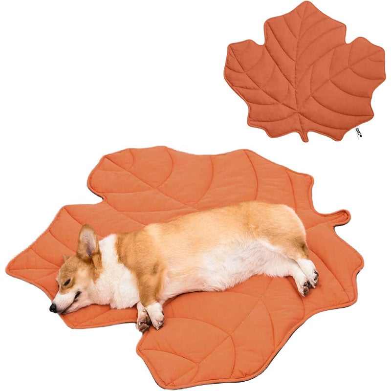 Children's Leaf Design Pet Play Mat