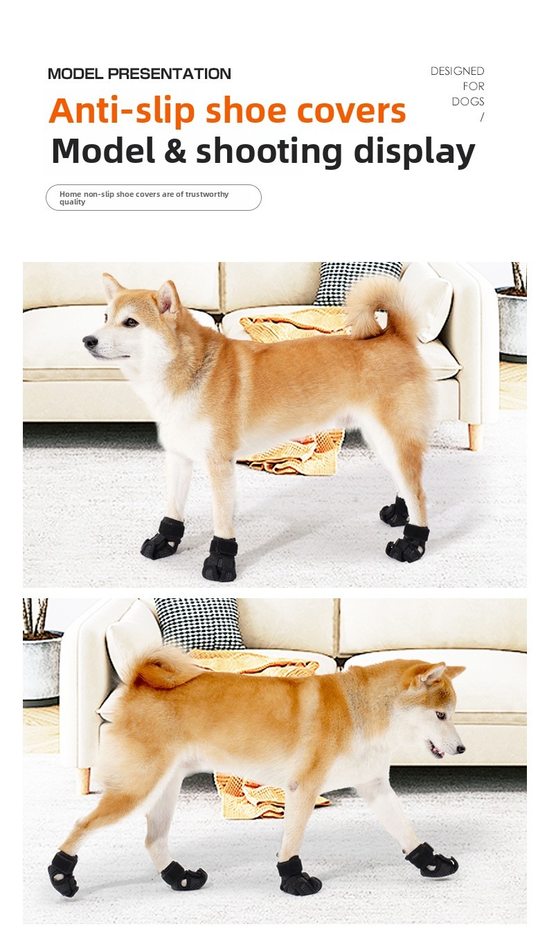 Seasonal Breathable Anti-Slip Dog Sandals