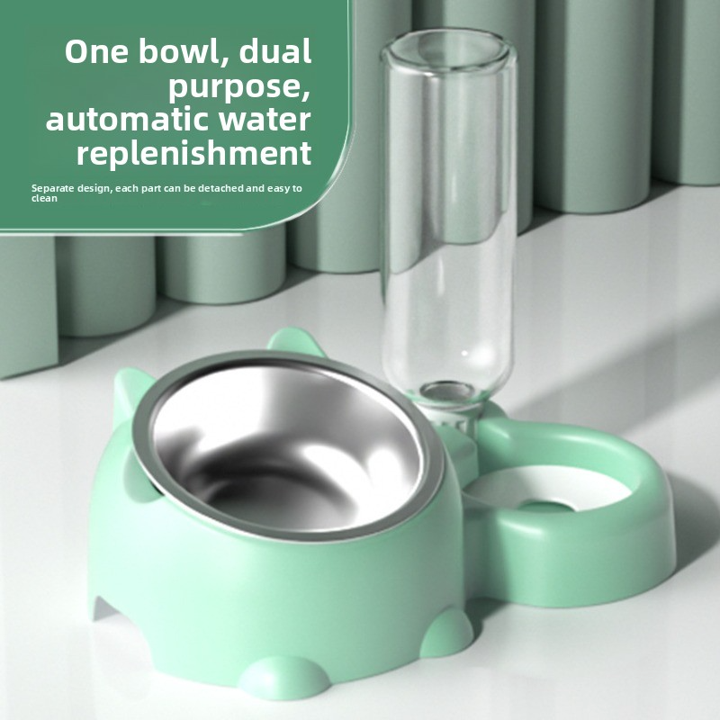 Anti Knock Stainless Steel Pet Bowl