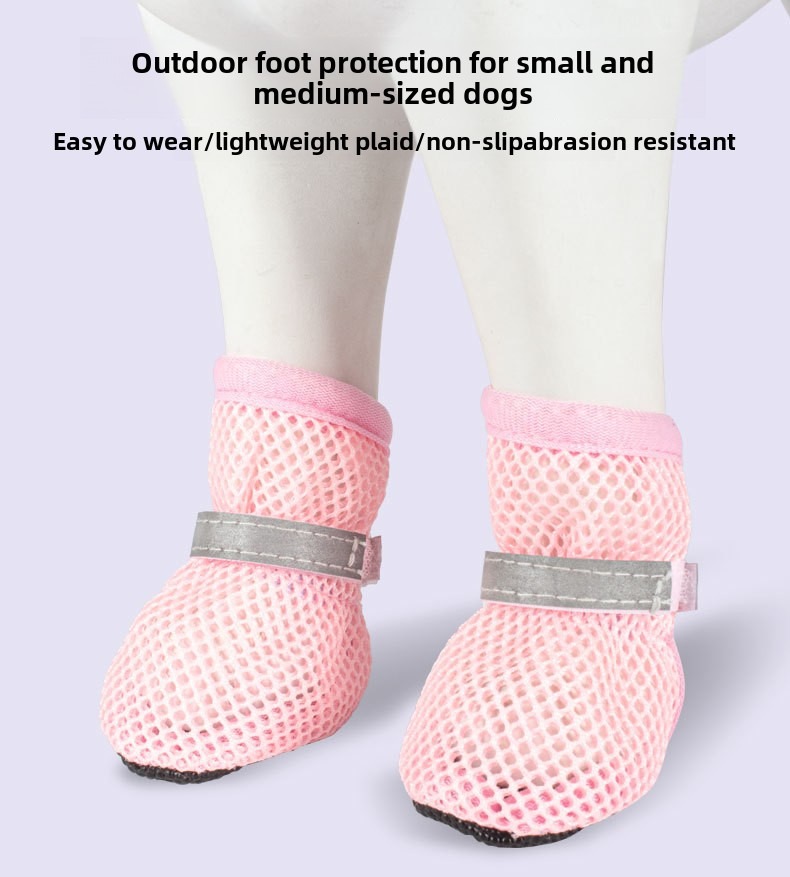 Summer Breathable Soft Sole Dog Shoes