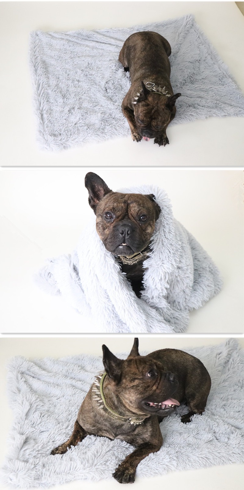 Long Fur Double-Layer Pet Warming Blanket
