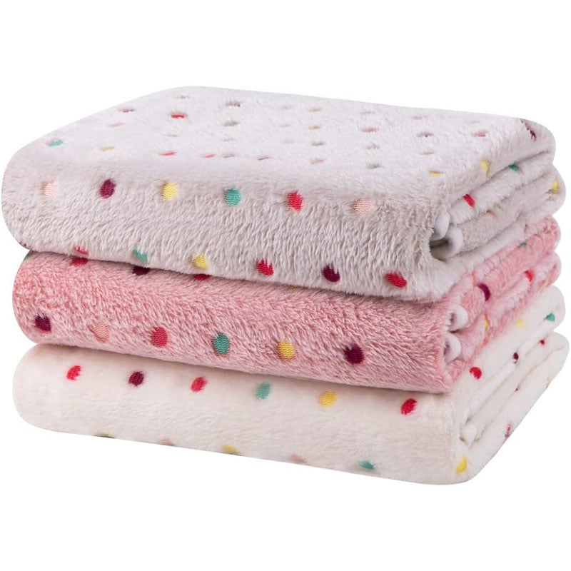 Polka Dot Winter Warm Pet Blanket