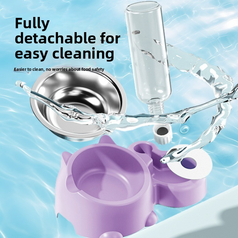 Anti Knock Stainless Steel Pet Bowl