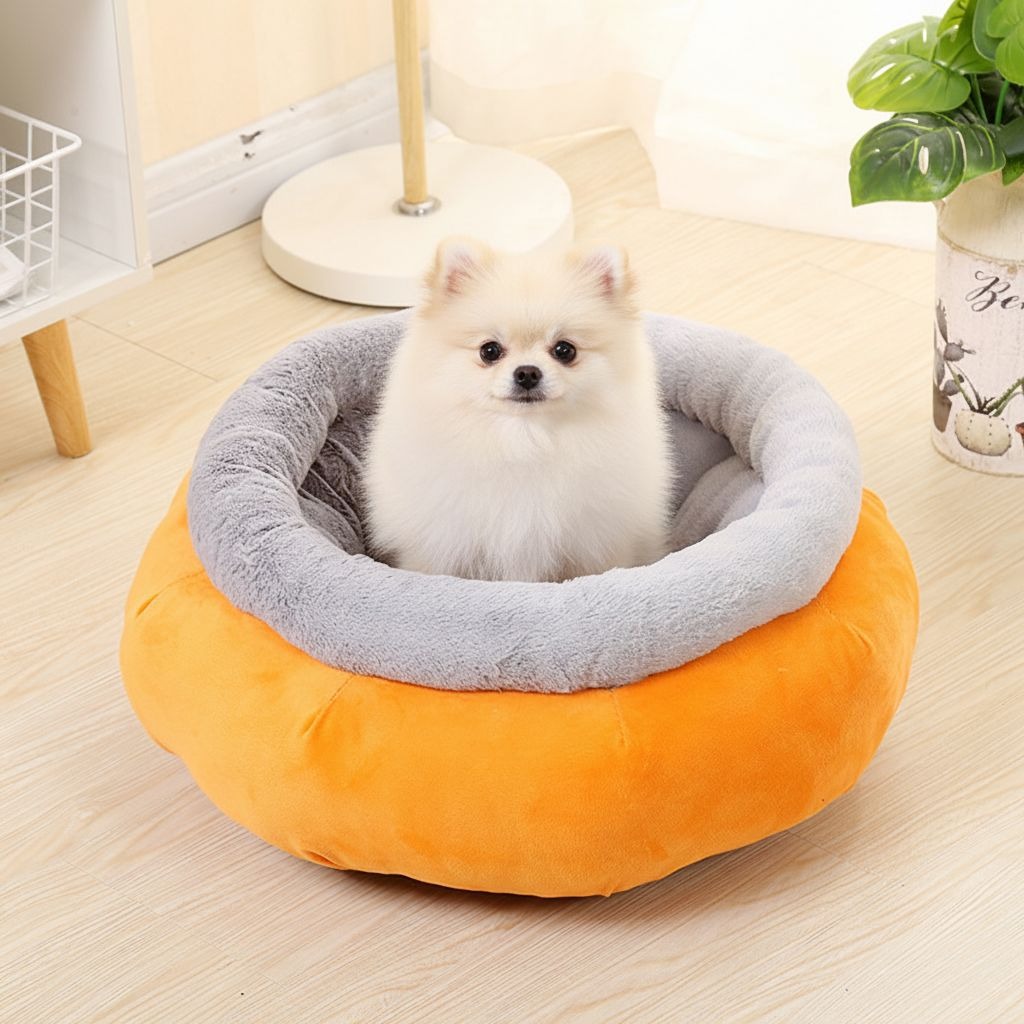 Four-Season Pet Bed Jar Design Multiple Colors
