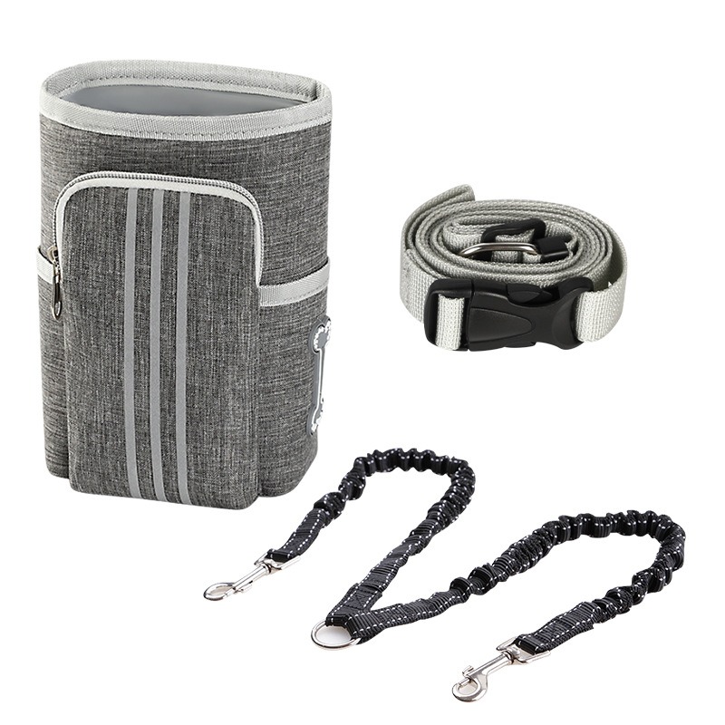 Waterproof Magnetic Closure Dog Walking Waist Bag