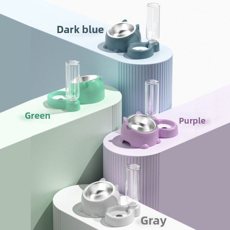 Anti Knock Stainless Steel Pet Bowl