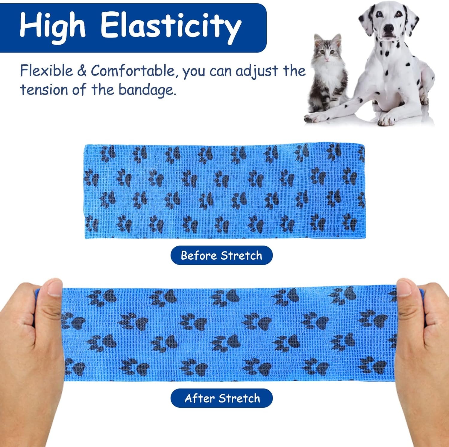 Self-Adhesive Pet Sports Bandage Wrap