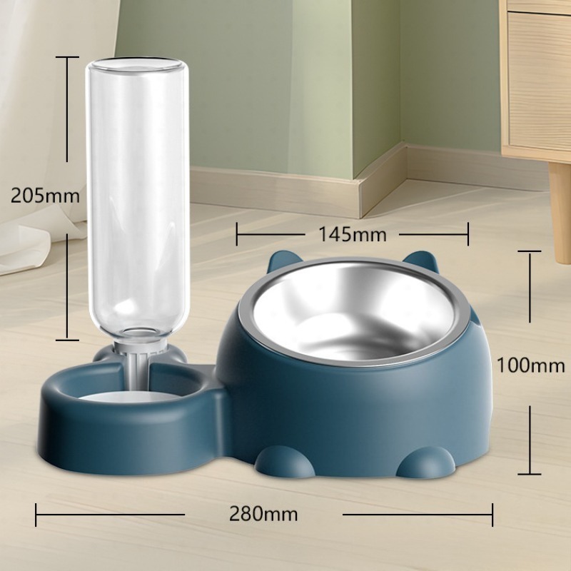 Anti Knock Stainless Steel Pet Bowl
