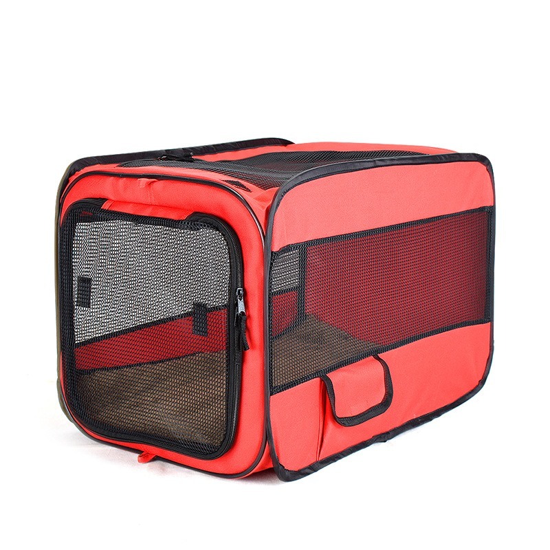 Portable Foldable Oxford Fabric Dog Cage and Tent