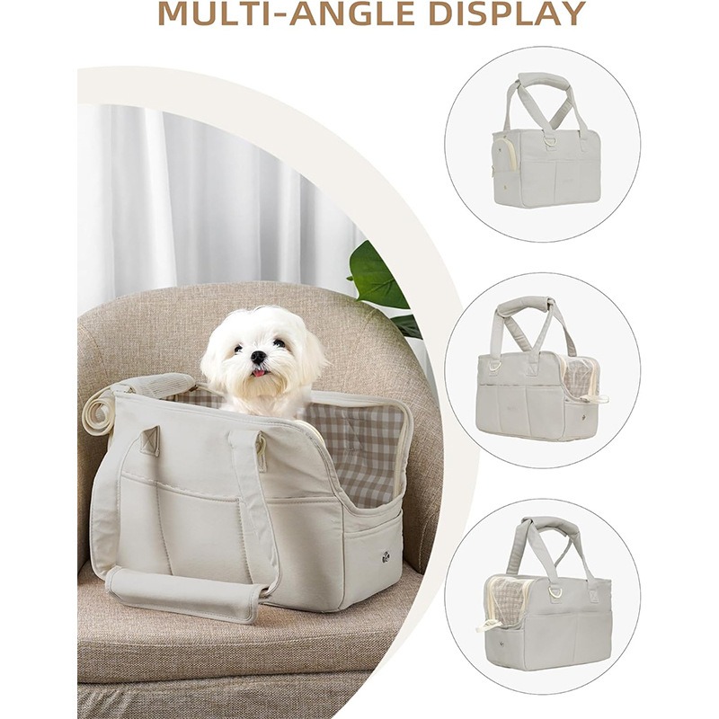 Small Dog Carrier Bag with Large Storage Pockets