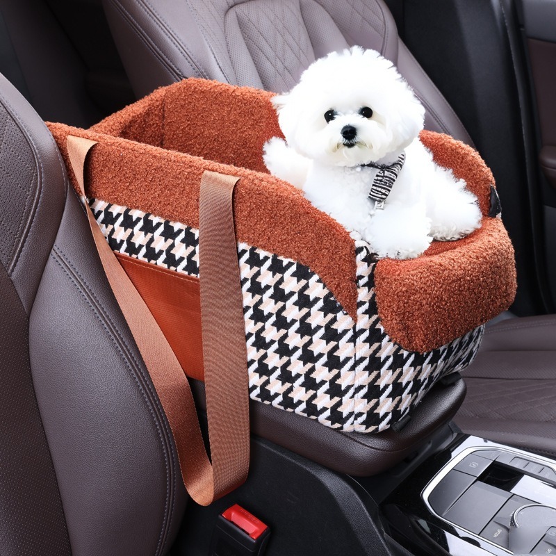 Central Control Armrest Pet Bed for Small Dogs Cats