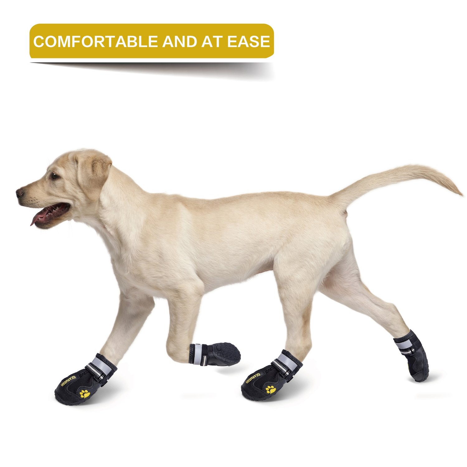 Durable Pet Shoes with Wear-Resistant Soles