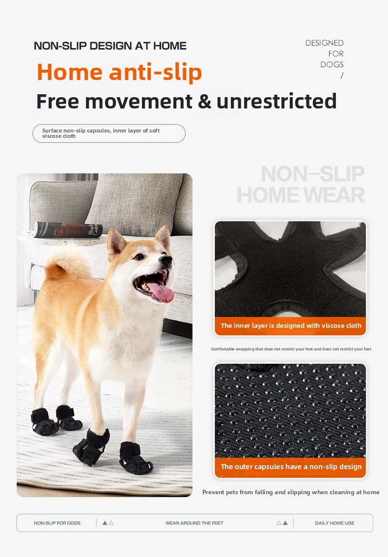 Seasonal Breathable Anti-Slip Dog Sandals