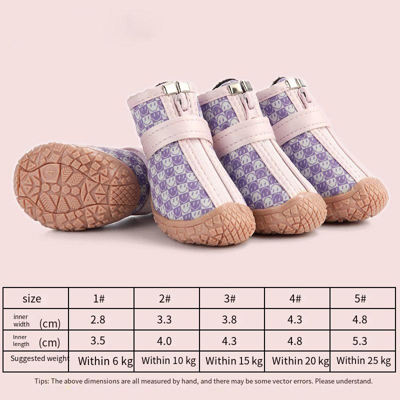 All-Season Breathable Outdoor Dog Footwear