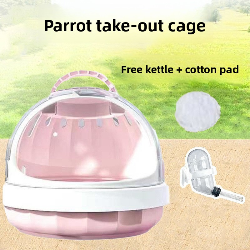 Car Mounted Portable Bird Cage for Outings