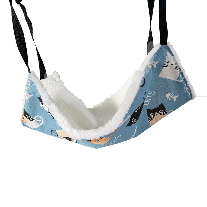 Breathable Cat Hammock with Cartoon Pattern