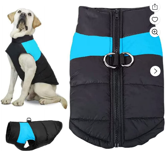 Windproof Waterproof Dog Winter Vest