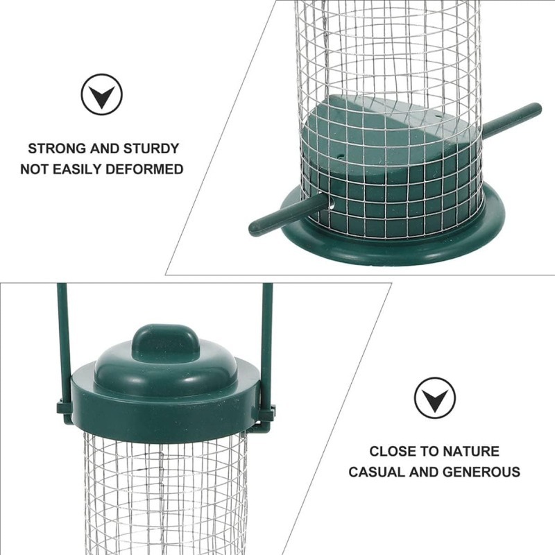 Wrought Iron Mesh Wild Bird Feeder