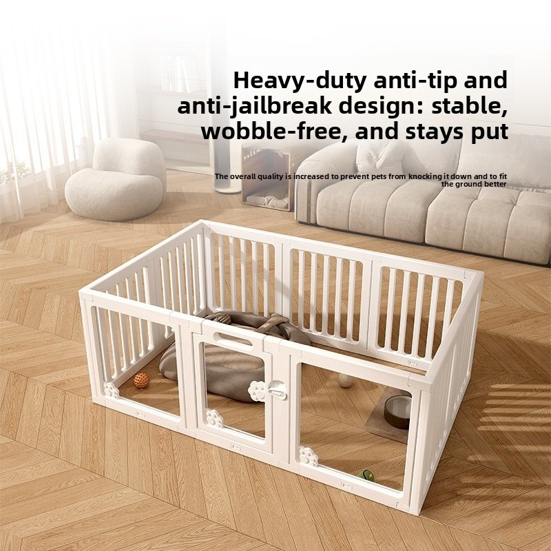 Transparent Acrylic Pet Fence for Modern Home