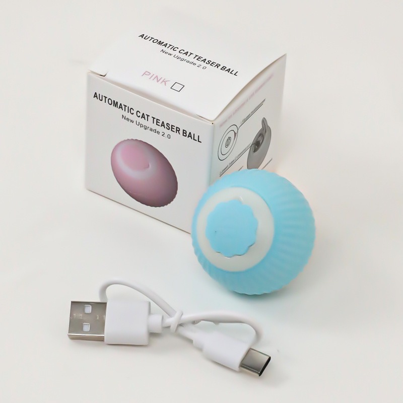 Silicone Automatic Teaser Ball for Cats