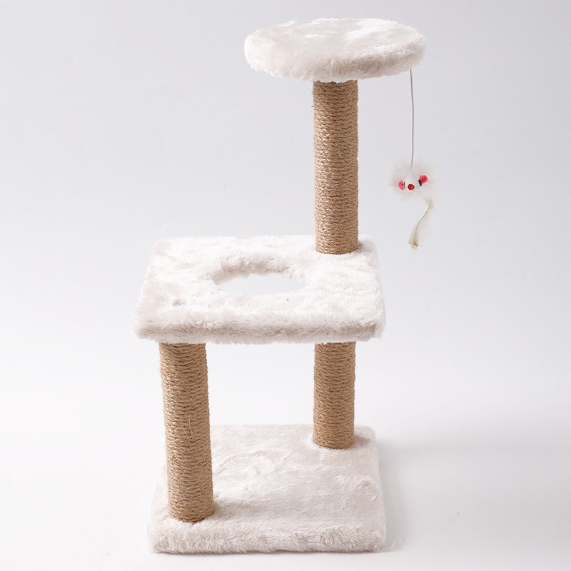 Three-Layer Sisal Cat Scratcher Tree