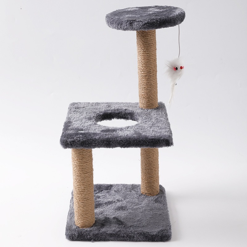 Three-Layer Sisal Cat Scratcher Tree
