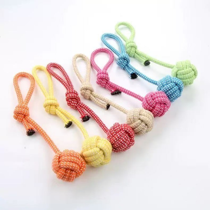 Cotton Rope Giraffe Chew Toy for Pets