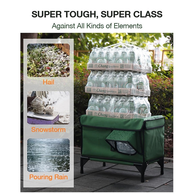 Outdoor Foldable Heated Cat Rescue House