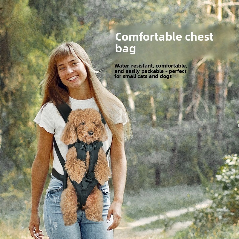Front Carry Breathable Pet Backpack for Cats Dogs