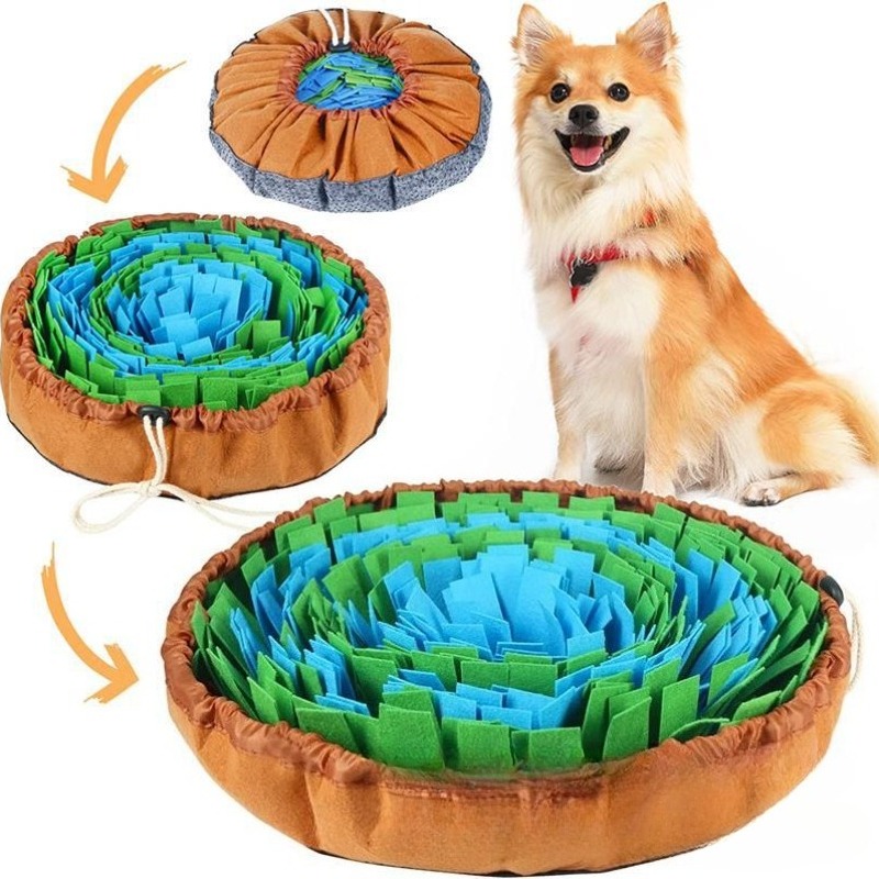 Dual Layer Pet Sniffing Feeding Mat