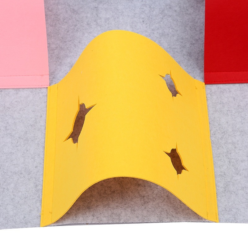 Eco-Friendly Felt Cat Tunnel for Play