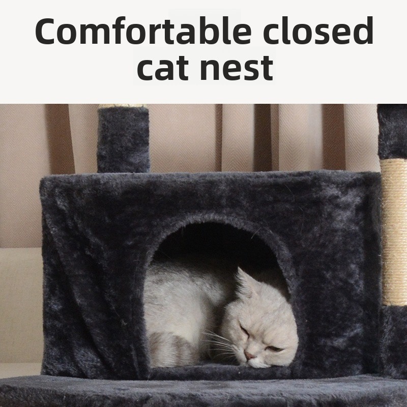 Classic Cat Tower with Scratching Frame