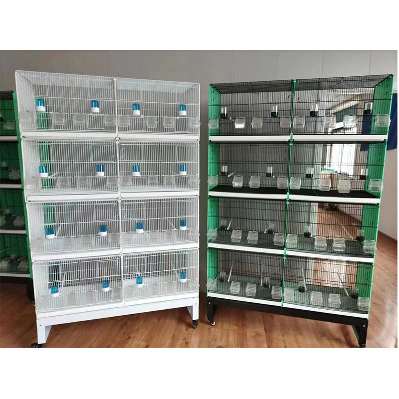 Portable Square Metal Bird Cage with Pulley