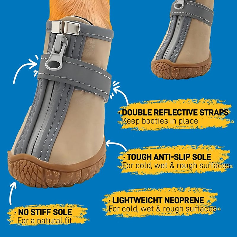 All-Season Breathable Outdoor Dog Footwear
