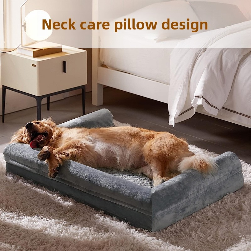 Detachable Washable Dog Bed Anti-Slip Bottom