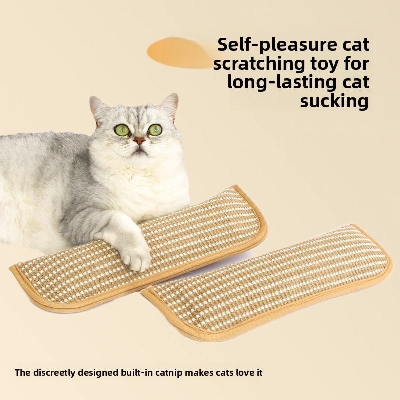 Catnip Pillow Toy with Hemp Rope Filling