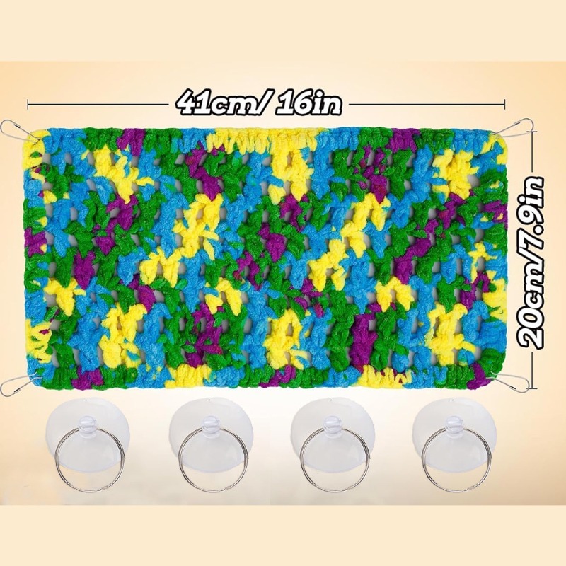 Reptile Hammock with Suction Cups