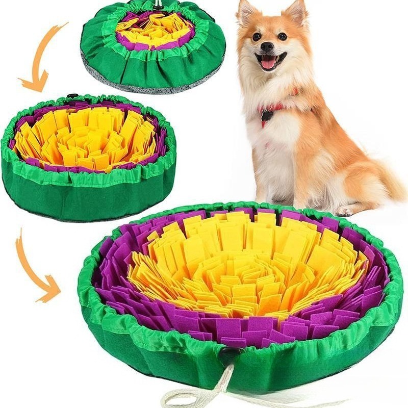Dual Layer Pet Sniffing Feeding Mat